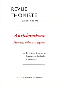Revue thomiste N° 1/2008, janvier-mars 2008