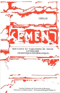 Mouvance et variations littéraires du texte littéraire (sémiotique/informatique)