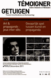 Art & propagande : jeux inter-dits