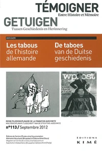 Les tabous de l'histoire allemande