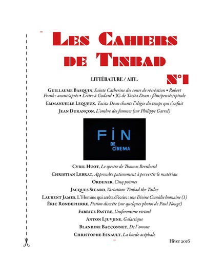 Les Cahiers de Tinbad n°1