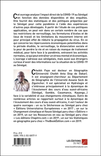 Caractéristiques de la COVID-19 au Sénégal. Analyses statistiques, impacts socio-économiques et gestion de la crise