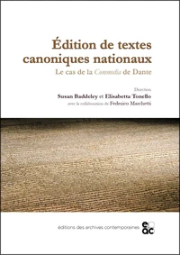 Edition de textes canoniques nationaux