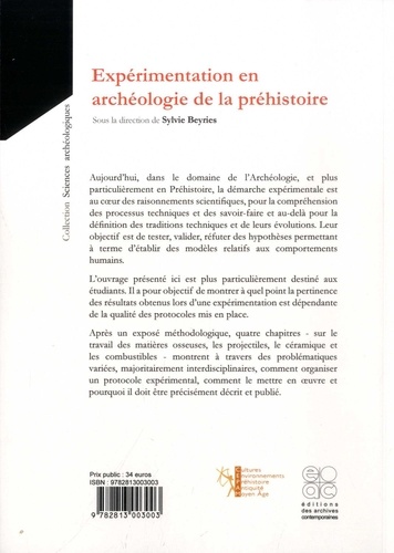 Expérimentation en archéologie de la préhistoire