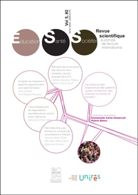 Revue Education, Santé, Sociétés, Vol. 5, No. 2 - Les discours des soignants et des patients : quell