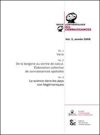 Dominique Vinck - Revue d'anthropologie des connaissances N° 2, 2008 : .