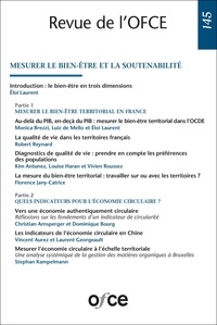  OFCE - Revue de l'OFCE N° 145 : Mesurer le bien-être et la soutenabilité.