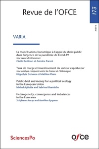  Collectif - Revue de l'OFCE  : Revue de l'OFCE N°173 - Varia.