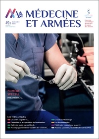 De santé des armées Service - Revue Médecine et Armées Volume 49, Numéro 3 : Revue Médecine et Armées, Vol. 49, No. 3 - Dossier paramédical.