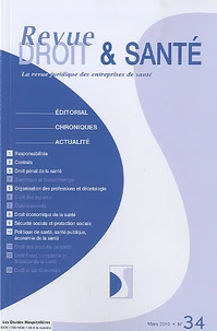Revue Droit & Santé N° 34, Mars 2010