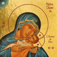  Les Mutins de Pangée - Notre-Dame de l’Amour de Dieu - Icône dorée à la feuille 23.5x23.5 cm - 998.68.