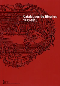 Catalogues de libraires 1473-1810