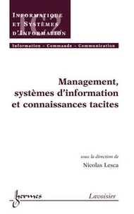 Management Systemes d'Information et Connaissances Tacites Traite Ic2 Serieinformatique