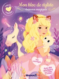 Mon bloc de styliste Animaux magiques