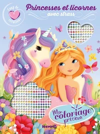Princesses et licornes avec strass