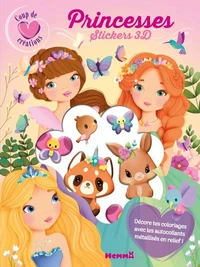 Princesses - Stickers 3D