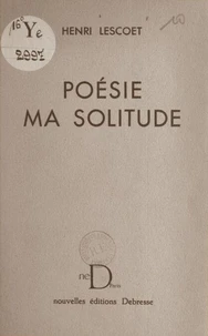 Poésie ma solitude