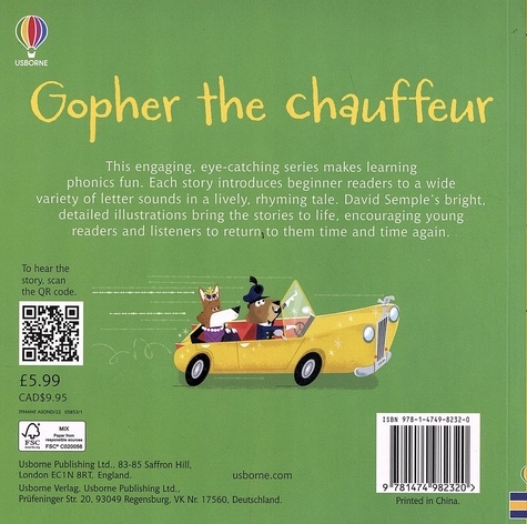 Gopher the chauffeur