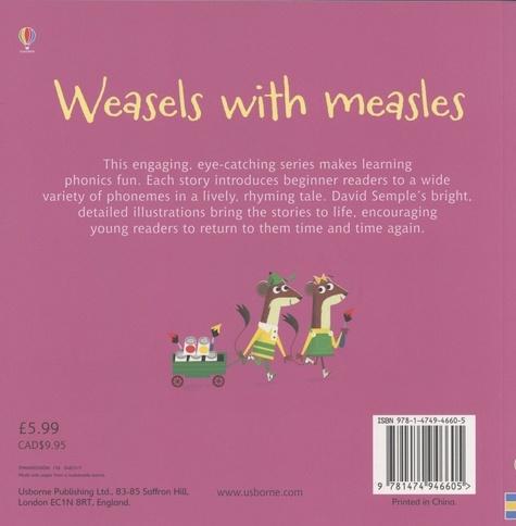 Weasels with measles