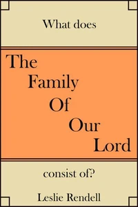 The Family Of Our Lord