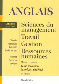 Leslie Thompson et Jean-Toussaint Pindi - Anglais appliqué - Sciences du Management, Travail, Ressources humaines. Master et Doctorat.