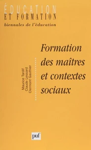 Formation des maîtres et contextes sociaux