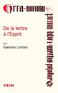 De la lettre à l'Esprit