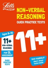  Letts 11+ - 11+ Non-Verbal Reasoning Quick Practice Tests Age 9-10 for the GL Assessment tests.