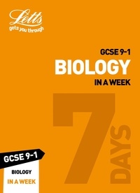  Letts GCSE - GCSE 9-1 Biology In a Week - GCSE Grade 9-1.