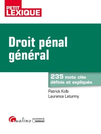 Droit pénal général