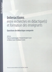 Interactions entre recherches en didactique(s) et formation des enseignants