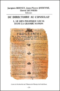 Du Directoire au Consulat.