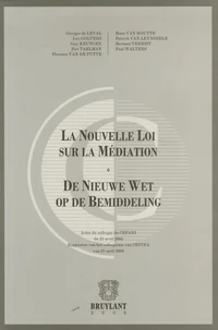 La Nouvelle Loi sur la Médiation