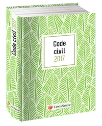 Code civil, jaquette "graphik vert"