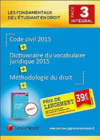 Les fondamentaux de l'etudiant en droit - Pack n°3