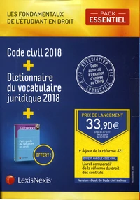 Pack Essentiel Les fondamentaux de l'étudiant en droit