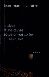 Analyse d'une oeuvre : To be or not to be