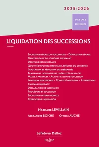 Liquidation des successions