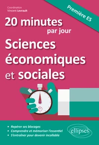 20 minutes de Sciences économiques et sociales par jour 1ere ES