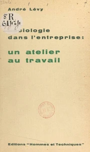 Sociologie dans l'entreprise : un atelier au travail, une étude sur le terrain du rôle des groupes informels de travail par rapport à l'intégration du travailleur dans l'entreprise