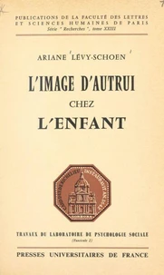 L'image d'autrui chez l'enfant