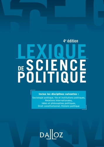 Olivier Nay - Lexique de science politique.