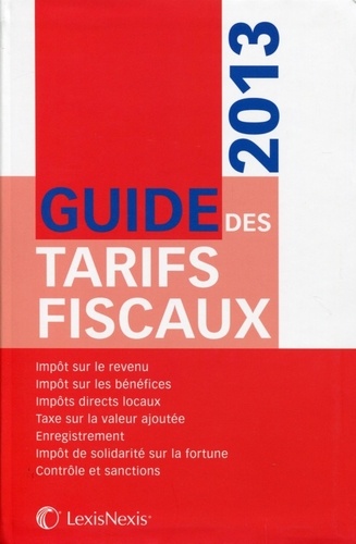  Lexis Nexis - Guide des tarifs fiscaux.