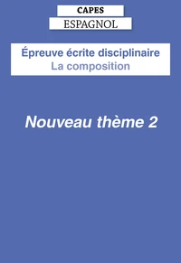 CAPES Espagnol : Epreuve écrite disciplinaire