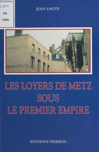 Les Loyers De Metz Sous Le Premier Empire