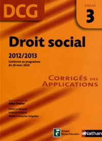 Droit social DCG épreuve 3