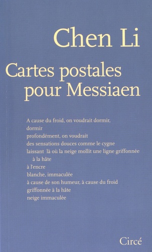 Li Chen - Cartes postales pour Messiaen.