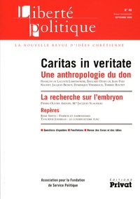 Thierry Boutet - Liberté politique N° 46 : Caritas in veritate.