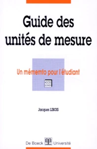 Guide des unités de mesure
