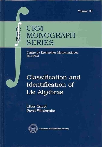 Libor ¿Nobl - Classification and Identification of Lie Algebras.